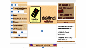 What Davincigames.net website looked like in 2018 (5 years ago)