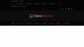 What Diarioalicante.es website looked like in 2018 (5 years ago)