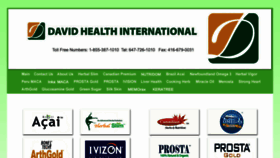 What Davidhealthfood.com website looked like in 2018 (5 years ago)