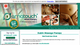What Dublin-massage-therapy.com website looked like in 2018 (5 years ago)