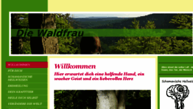 What Die-waldfrau.de website looked like in 2018 (5 years ago)