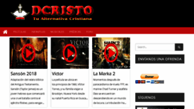 What Dcristo.org website looked like in 2018 (5 years ago)