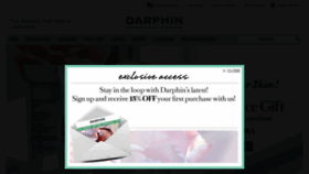 What Darphin.com website looked like in 2018 (5 years ago)