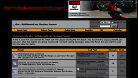 What Dirtbikeworld.net website looked like in 2018 (5 years ago)