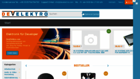 What Develektro.com website looked like in 2018 (5 years ago)