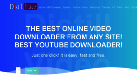What Distillvideo.com website looked like in 2018 (5 years ago)