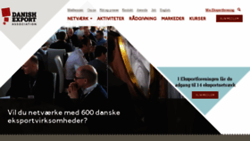 What Dk-export.dk website looked like in 2018 (5 years ago)