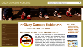What Dizzy-dancers-andernach.de website looked like in 2018 (5 years ago)