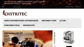 What Distritec-da.fr website looked like in 2018 (5 years ago)