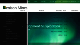 What Denisonmines.com website looked like in 2018 (5 years ago)