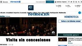 What Diarioinformacion.com website looked like in 2018 (5 years ago)