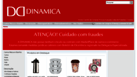 What Dinamicautil.com.br website looked like in 2018 (5 years ago)