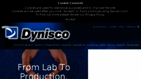 What Dynisco.com website looked like in 2018 (5 years ago)