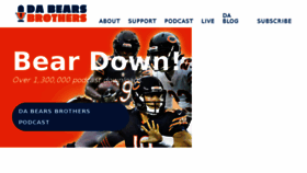 What Dabearsbros.com website looked like in 2018 (5 years ago)