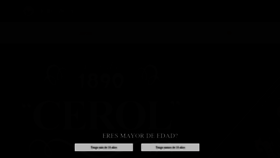 What Destilerias-sinc.com website looked like in 2018 (5 years ago)