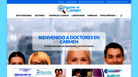What Doctoresencddelcarmen.com website looked like in 2018 (5 years ago)