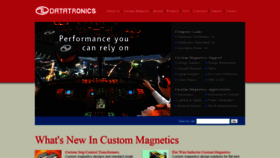 What Datatronics.com website looked like in 2018 (5 years ago)