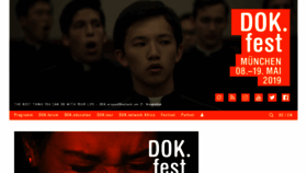 What Dokfest-muenchen.de website looked like in 2018 (5 years ago)