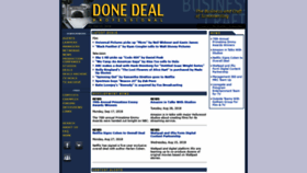 What Donedealpro.com website looked like in 2018 (5 years ago)