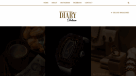 What Diarydeluxe.com website looked like in 2018 (5 years ago)