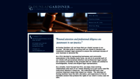 What Dunlapgardiner.com website looked like in 2018 (5 years ago)