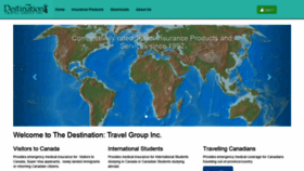 What Desttravel.com website looked like in 2018 (5 years ago)
