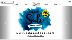 What Ddassstore.com website looked like in 2018 (5 years ago)