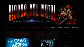 What Diosesdelmetal.org website looked like in 2018 (5 years ago)