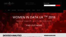 What Datatech.org.uk website looked like in 2018 (5 years ago)