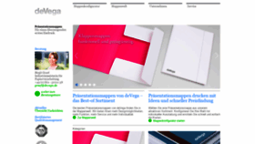 What Devega-praesentationsmappen.de website looked like in 2018 (5 years ago)
