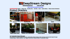 What Deepstreamdesigns.com website looked like in 2018 (5 years ago)
