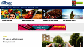 What Diabeticliving.com.au website looked like in 2018 (5 years ago)