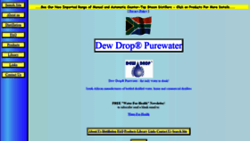 What Dewdrop.co.za website looked like in 2018 (5 years ago)