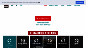 What Deltaradio.de website looked like in 2018 (5 years ago)