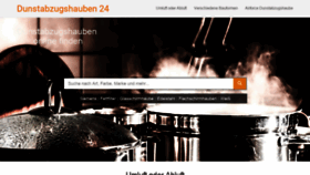 What Dunstabzugshauben-24.de website looked like in 2018 (5 years ago)