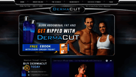 What Dermacut.com website looked like in 2018 (5 years ago)