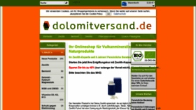 What Dolomitversand.de website looked like in 2018 (5 years ago)