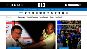 What D10.paraguay.com website looked like in 2018 (5 years ago)