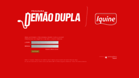 What Demaodupla.com.br website looked like in 2018 (5 years ago)