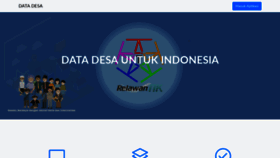 What Datadesa.id website looked like in 2018 (5 years ago)