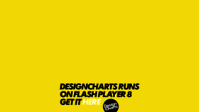 What Designcharts.com website looked like in 2018 (5 years ago)