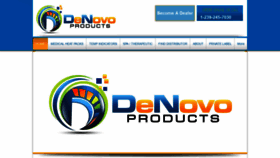 What Denovoproducts.com website looked like in 2018 (5 years ago)