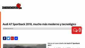 What Diablomotor.com website looked like in 2018 (5 years ago)