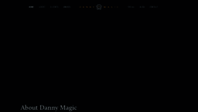 What Dannymagic.com website looked like in 2018 (5 years ago)