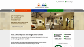 What Dr-munkelt.de website looked like in 2018 (5 years ago)