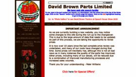 What Davidbrownparts.com website looked like in 2018 (5 years ago)