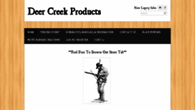 What Deercreekproducts.net website looked like in 2018 (5 years ago)