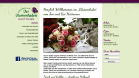 What Der-blumenladen-hartmann.de website looked like in 2018 (5 years ago)