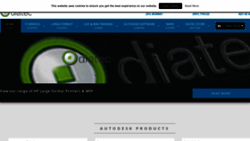 What Diatec.ie website looked like in 2018 (5 years ago)