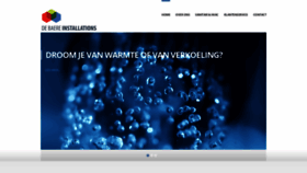 What Debaere-installations.be website looked like in 2018 (5 years ago)